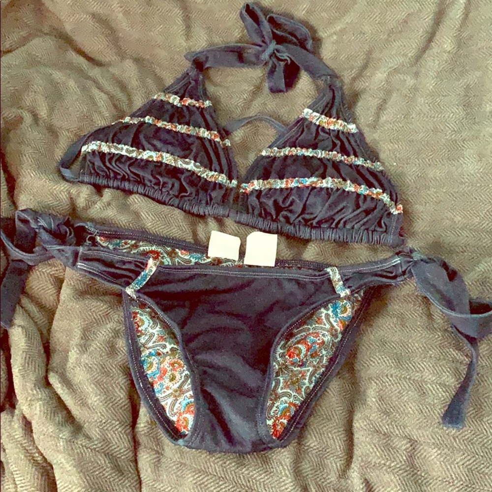 Lucky Brand Jean Look Bikini